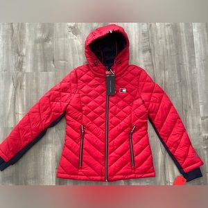 Tommy Hilfiger Hooded Puffer Jacket — Size Medium